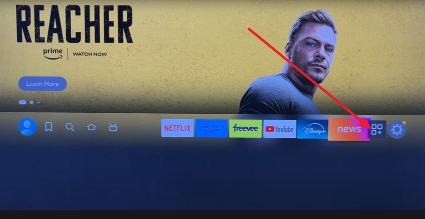access apps on the fire tv