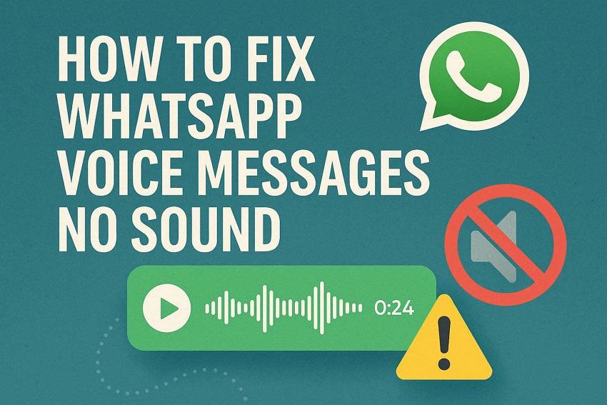 WhatsApp Voice Messages No Sound? Top Ways to Restore Voice Notes