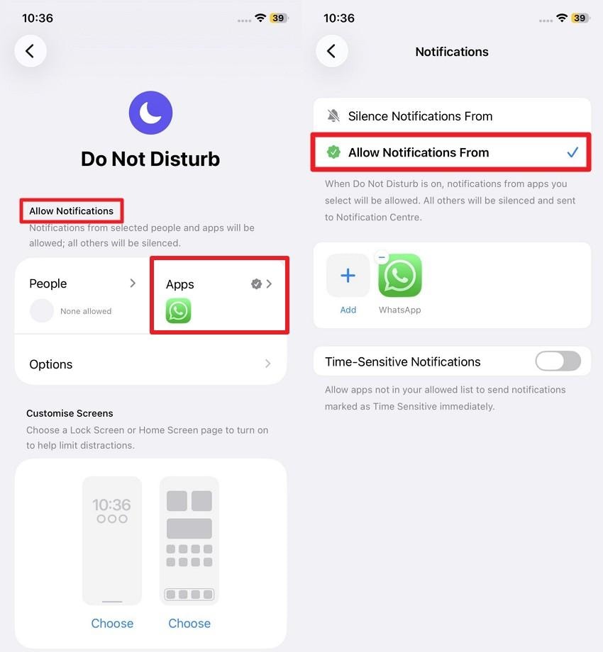 choose the app and add whatsapp