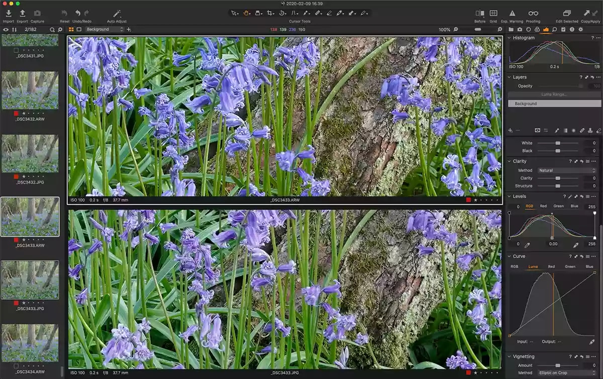 editing arw file in lightroom
