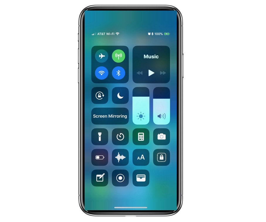 open control center