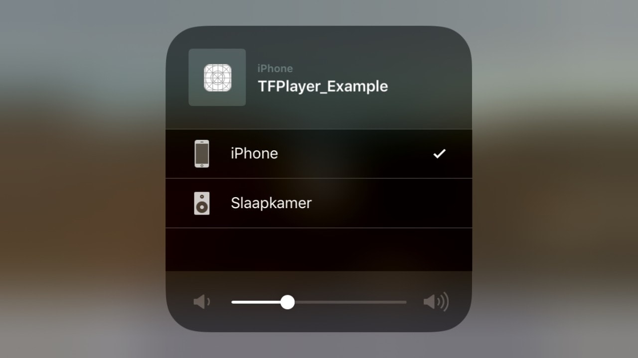 change audio output to iphone