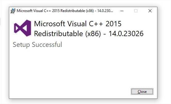 start the installation process