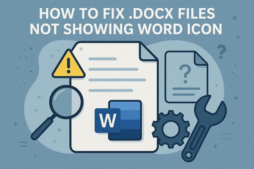 Ultimate Guide to Fix. Docx Files Are Not Showing Word Icon