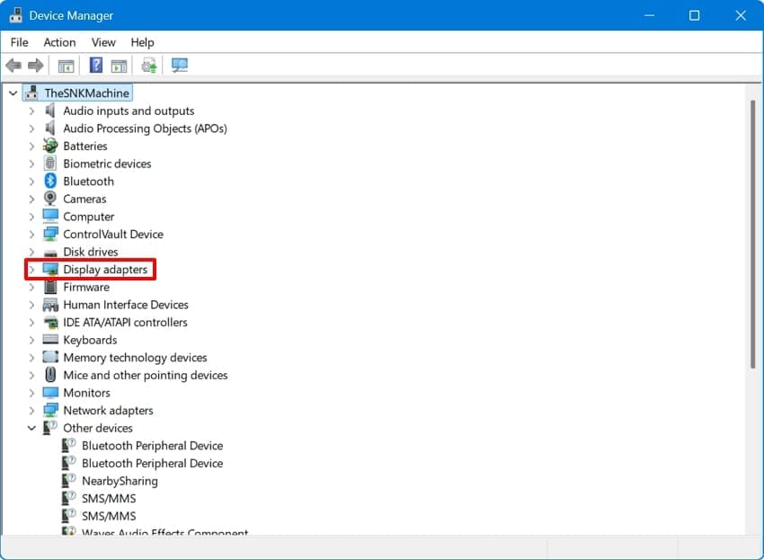open device manager on pc