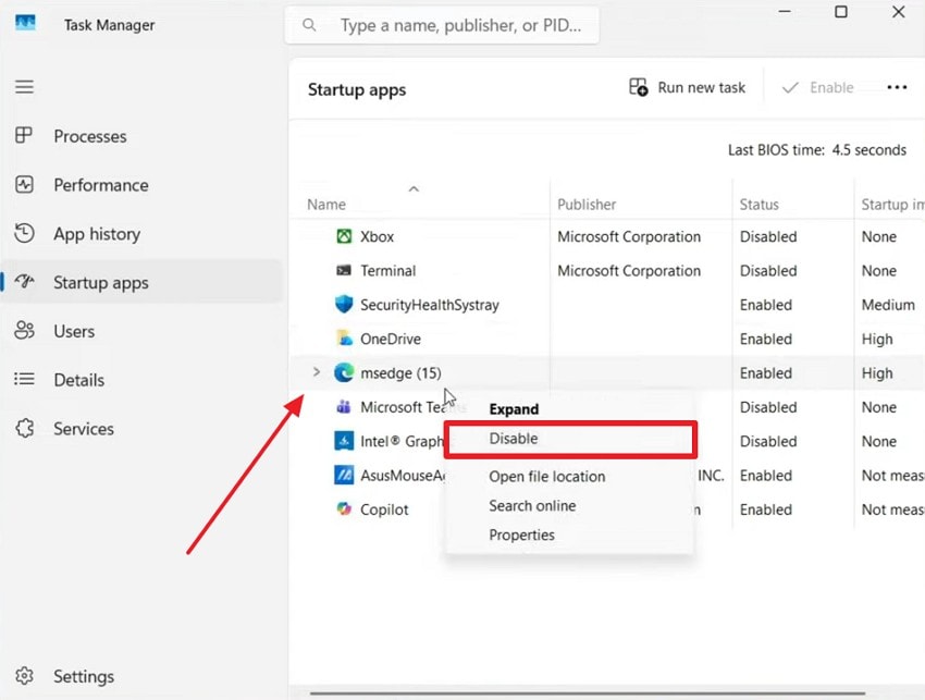 disable unnecessary programs