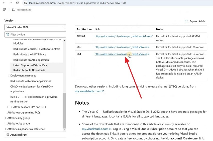 download c++ distributable file
