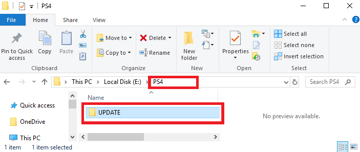 update ps4