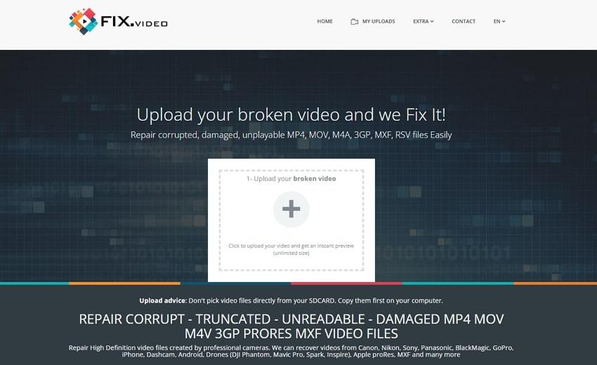 fix video repair online tool