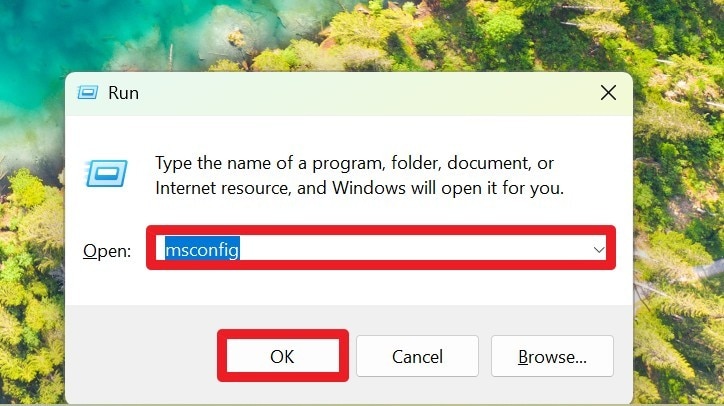 add command and choose ok