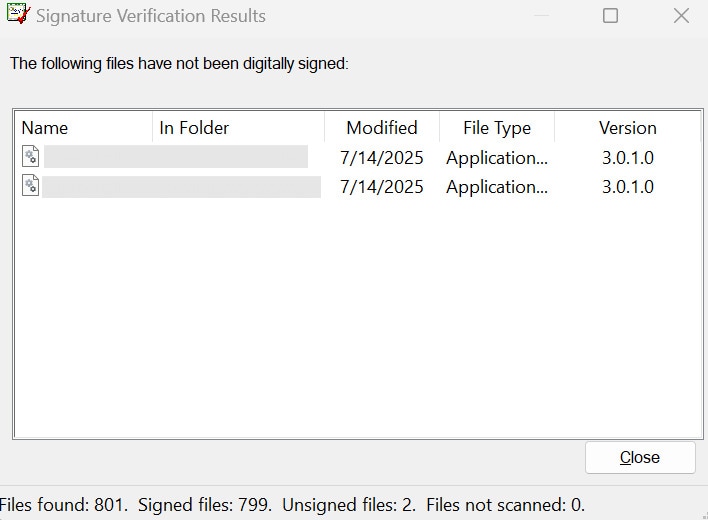 check driver enforcement settings