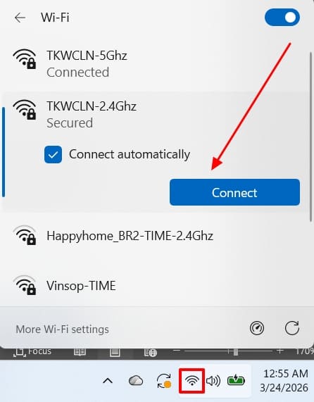 switch wifi connection windows