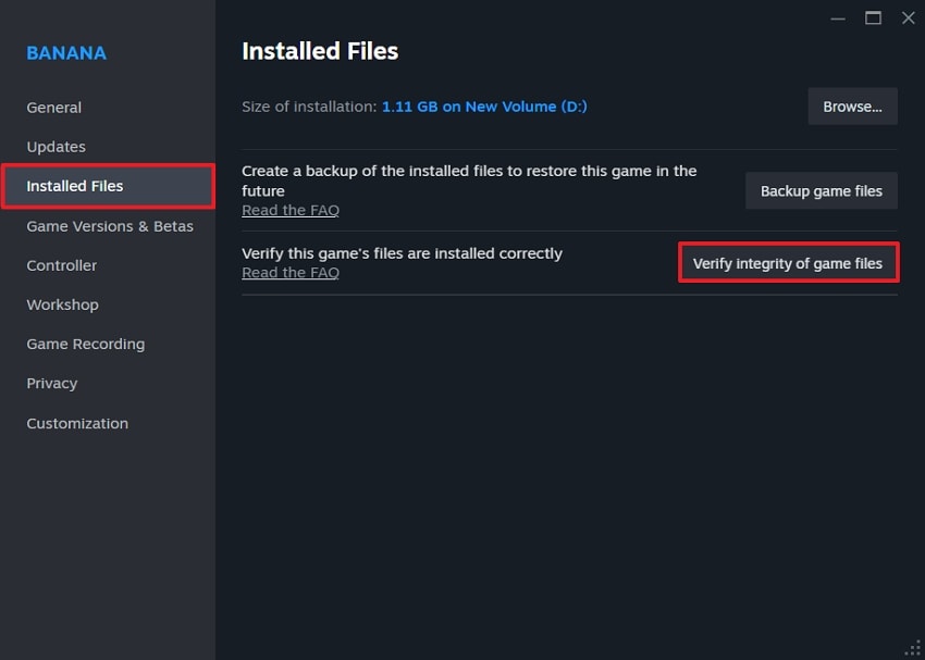 installed files verify integrity steam