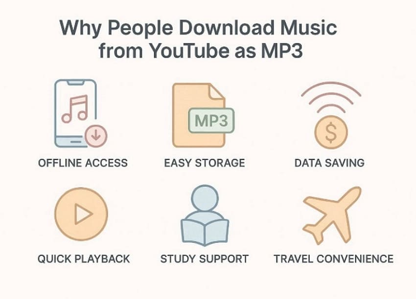 reasons people download music from youtube