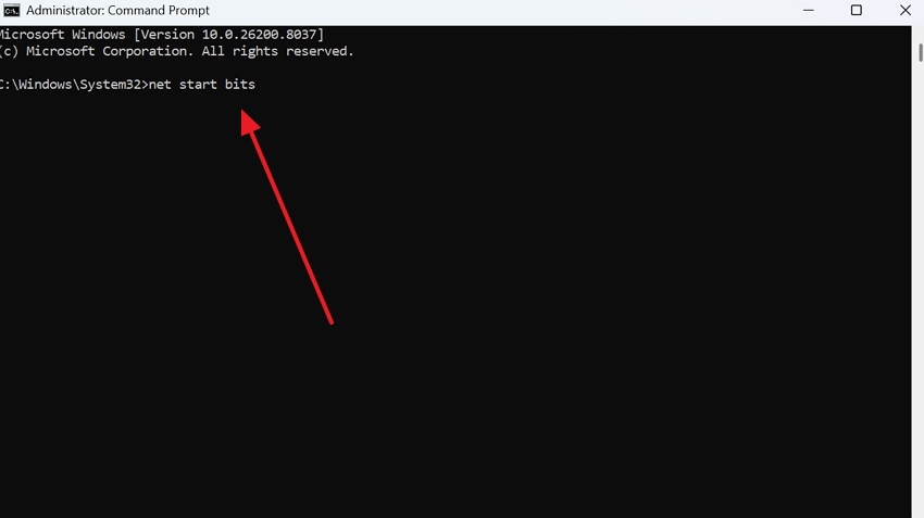 run net start wuauserv