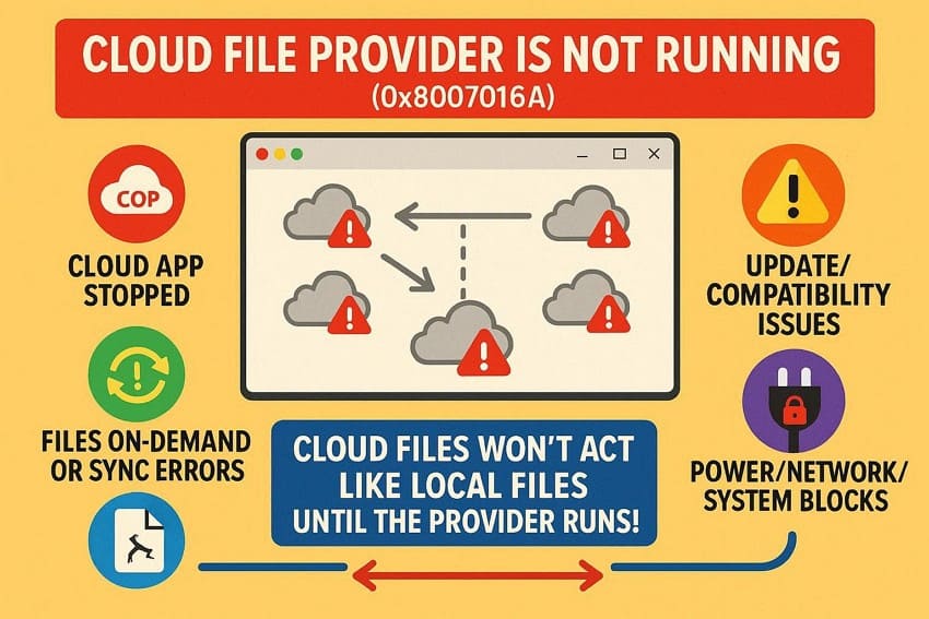 what is 0x8007016a error