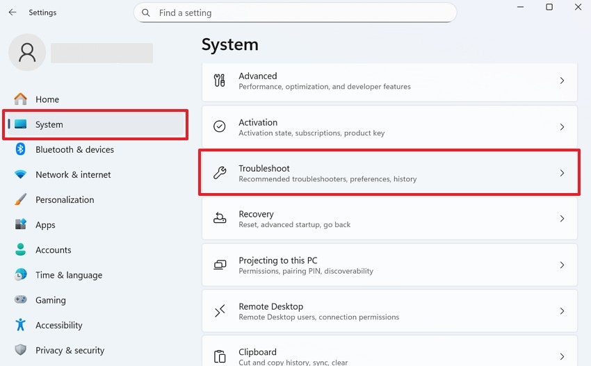 access system troubleshoot