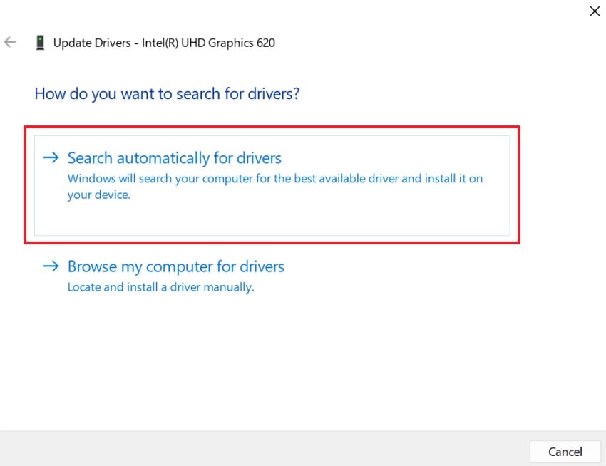 select automatically update