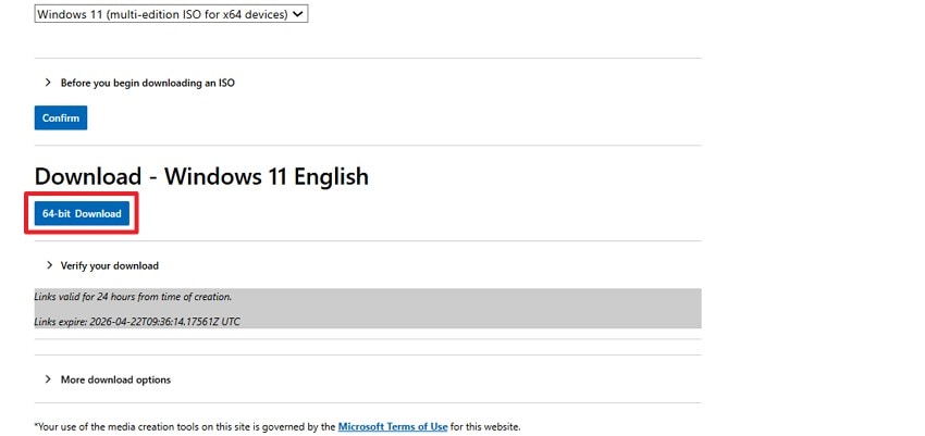 download windows iso file
