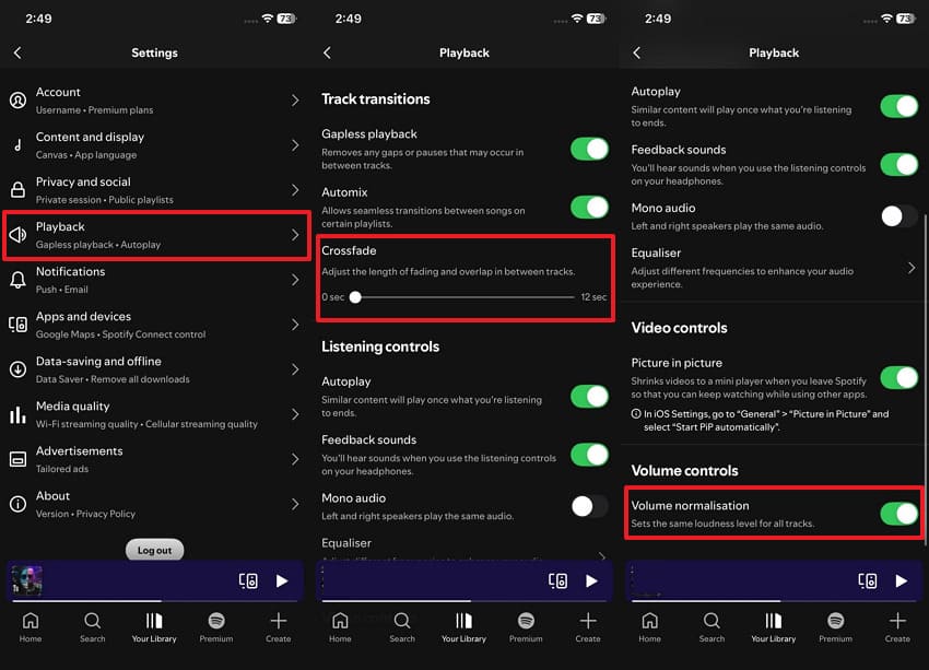 turn off settings on iphone
