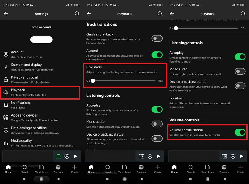 disable settings on android