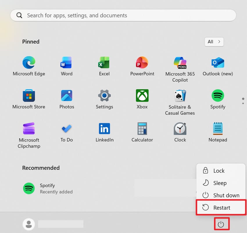restart spotify on windows