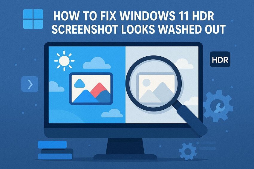 Windows 11 HDR Screenshot Looks Washed Out? Here's the Fix