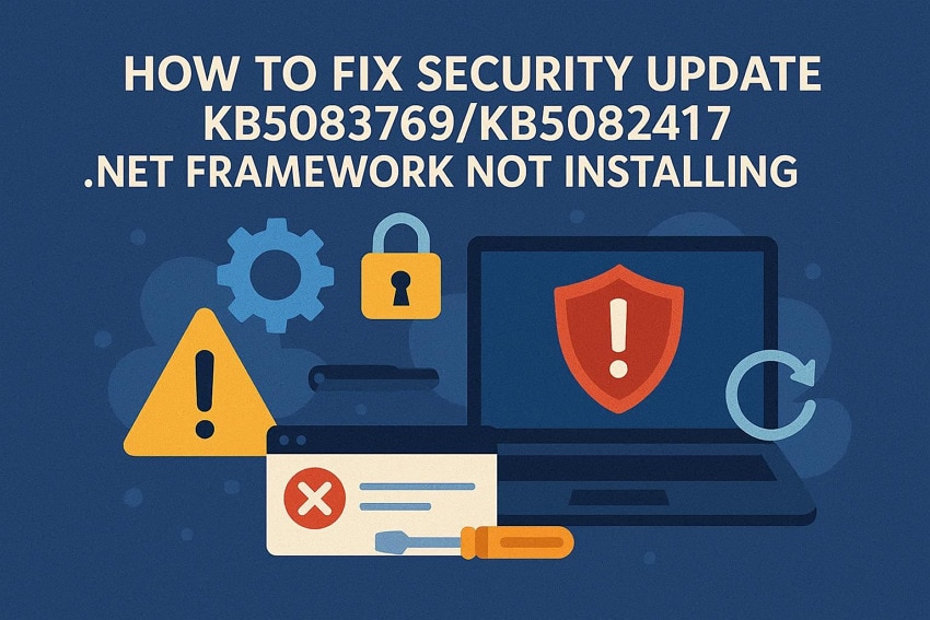 KB5083769/KB5082417 .NET Framework Fails to Install? Fix It