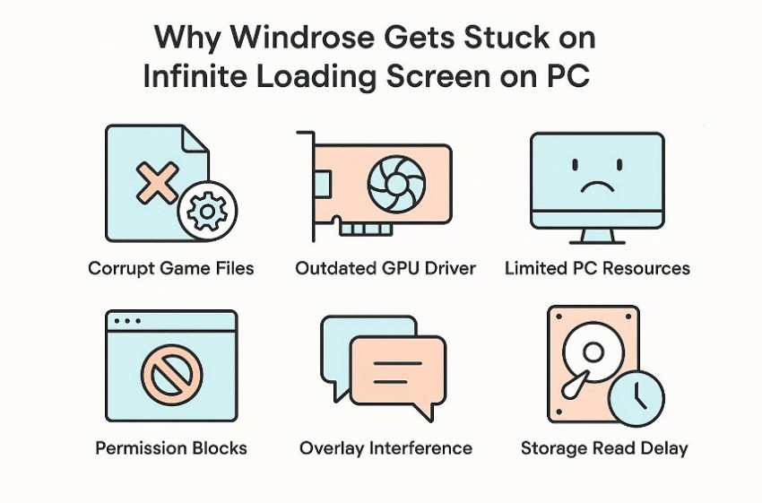 causes of windrose loading screen