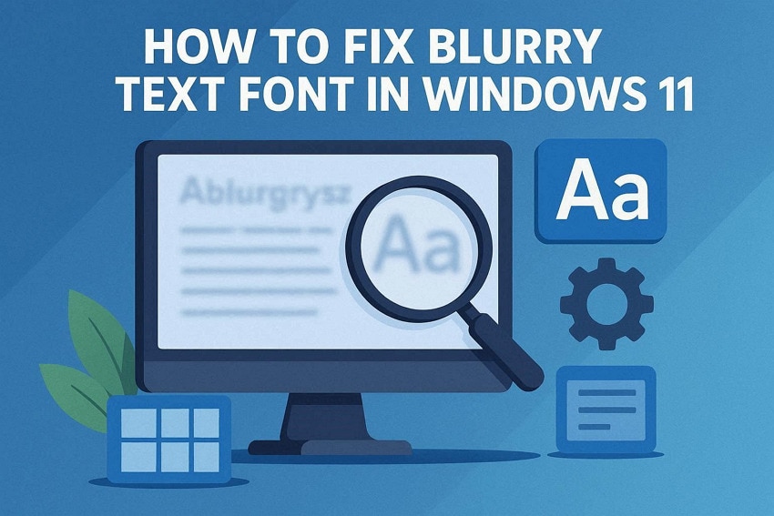 How to Make Text Clear Again in Windows 11 (Font Fix Guide)