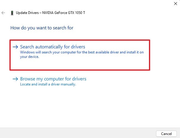 update nvidia driver