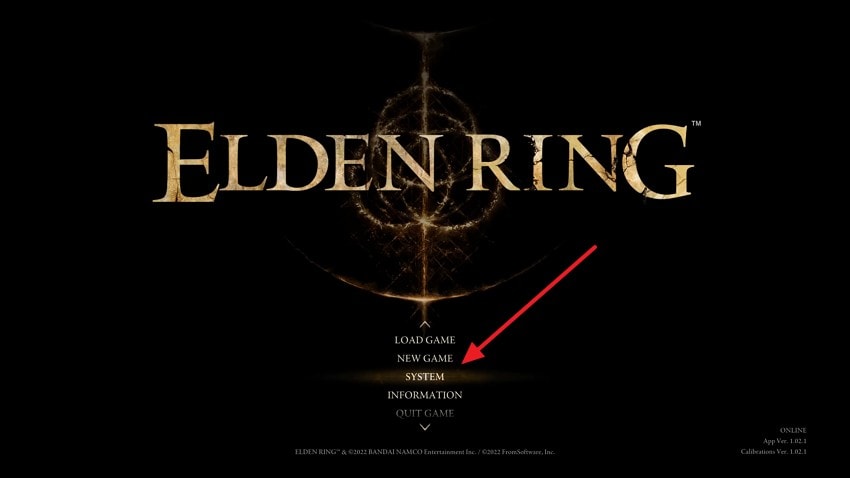 access elden ring system settings
