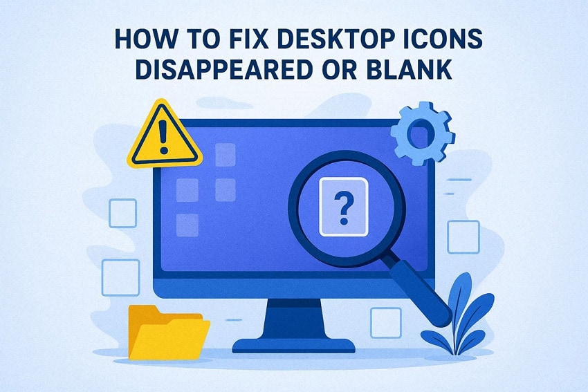 Desktop Icons Disappeared or Blank? Here's How to Fix It