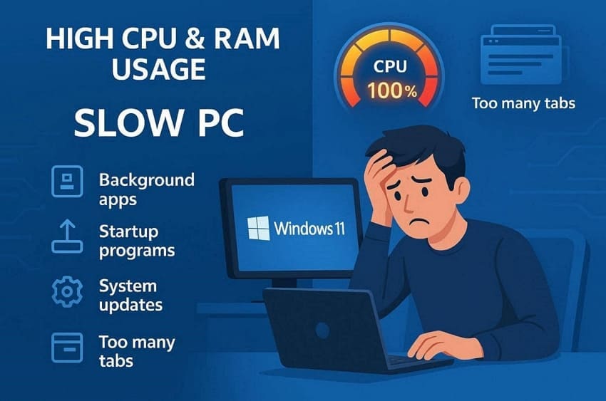 reasons behind high cpu temperature