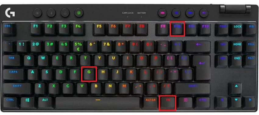 disable gaming mode on keyboard