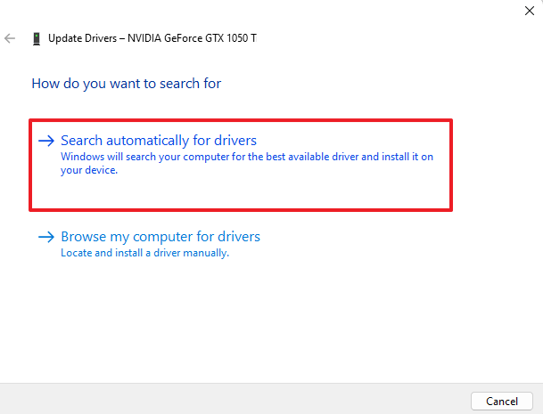 update nvidia driver