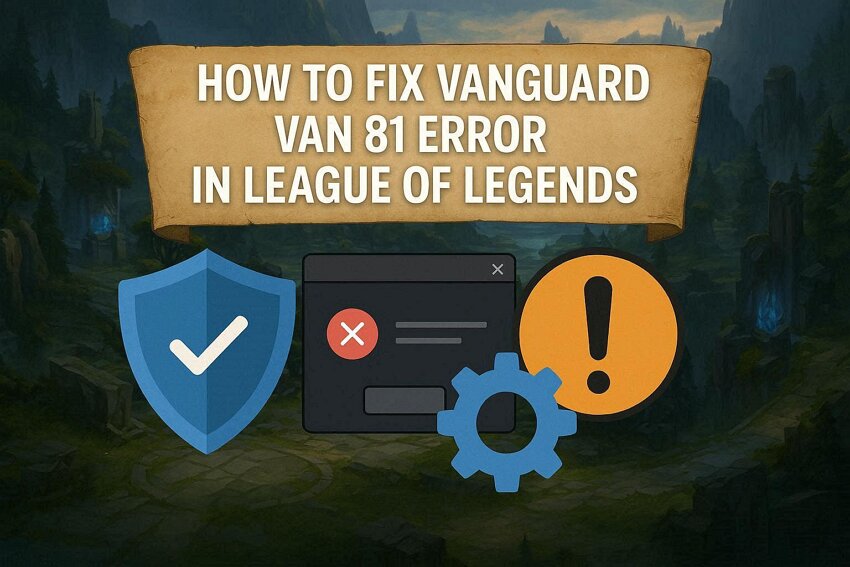 How to Fix VAN 81 Error in League of Legends (Vanguard Fix Guide)