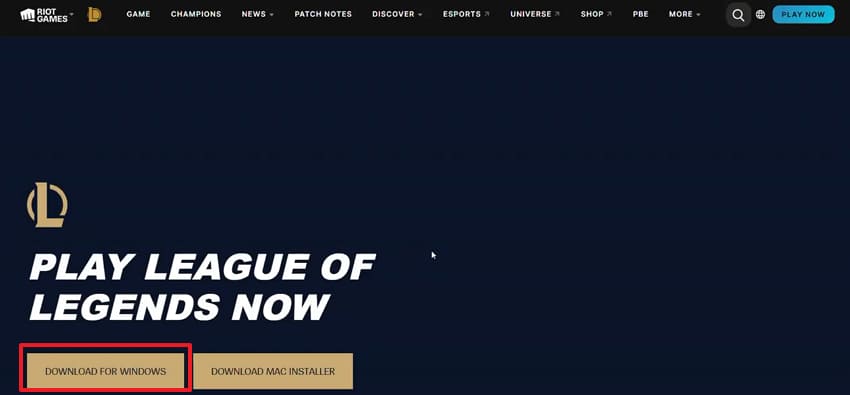 download league of legends
