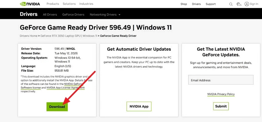 download the latest geforce driver