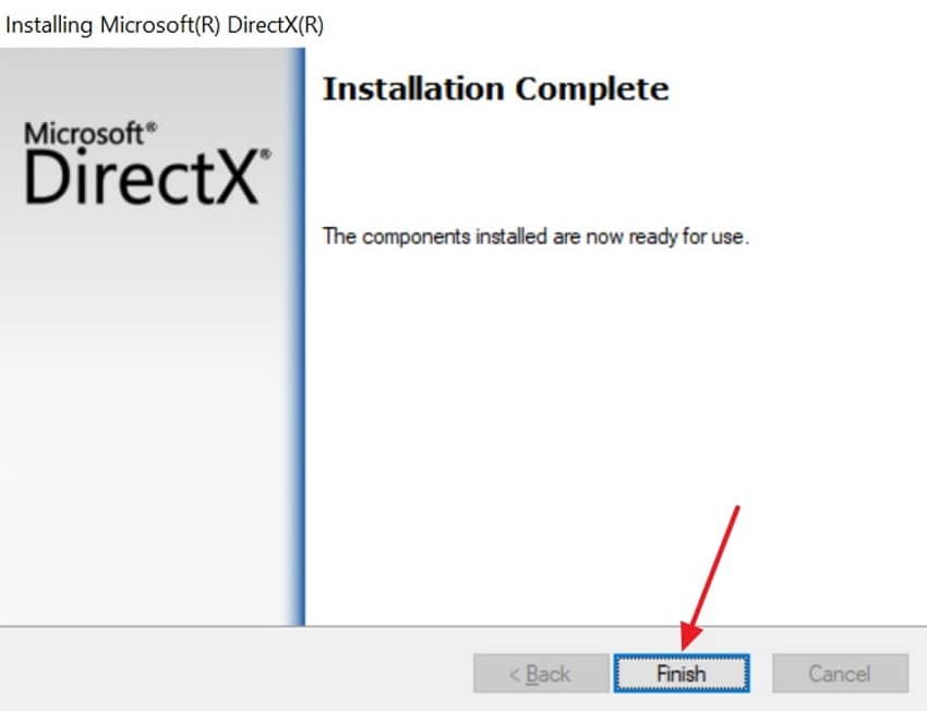 install the directx