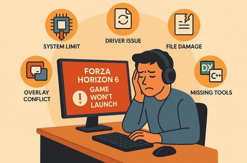 reasons forza horizon 6 not opening
