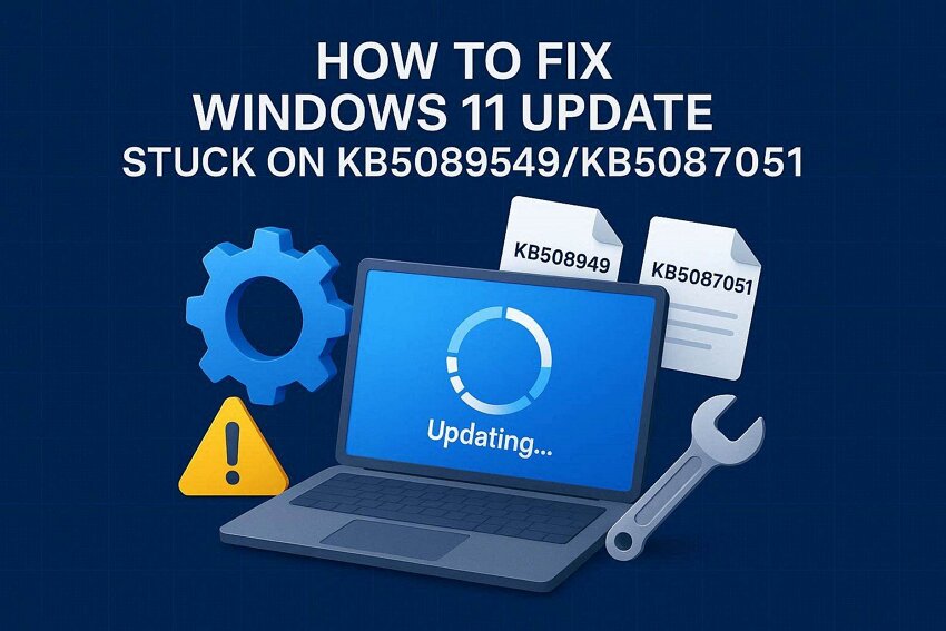 Windows 11 Update Stuck on KB5089549/KB5087051? Try These Fixes