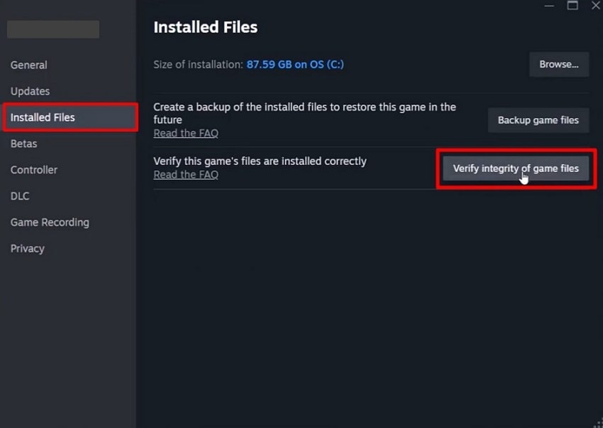 verify fh6 game files