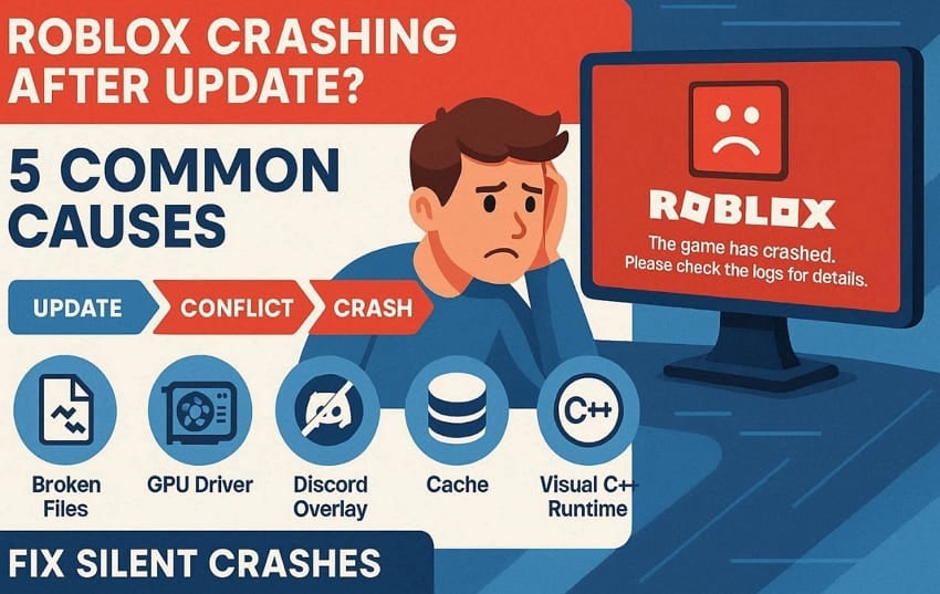 reasons behind roblox crashing