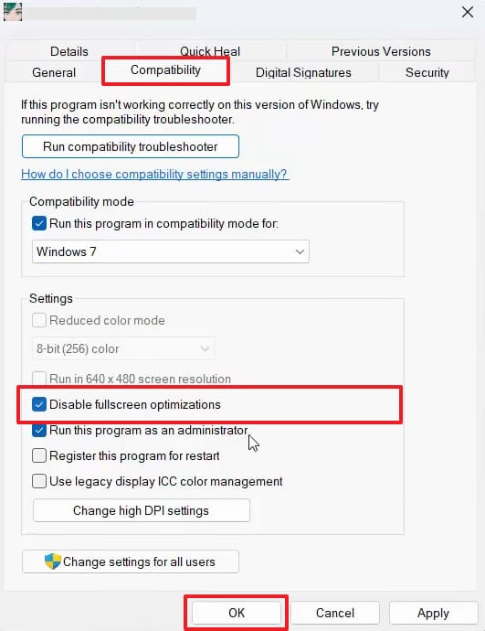 disable subnautica 2 fullscreen optimization