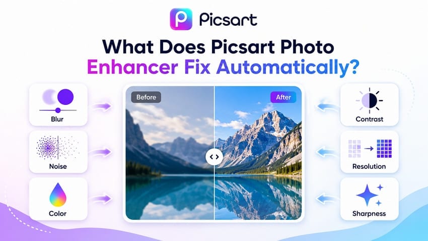 what picsart photo enhancer fixes