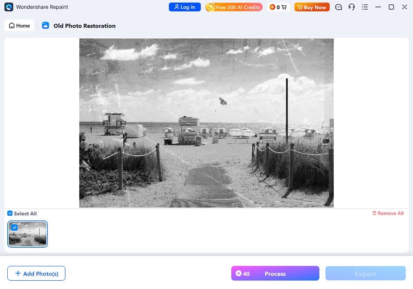 repairit old photo restoration tool