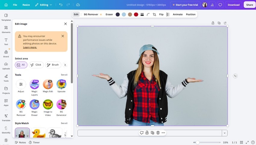 canva image enhancer