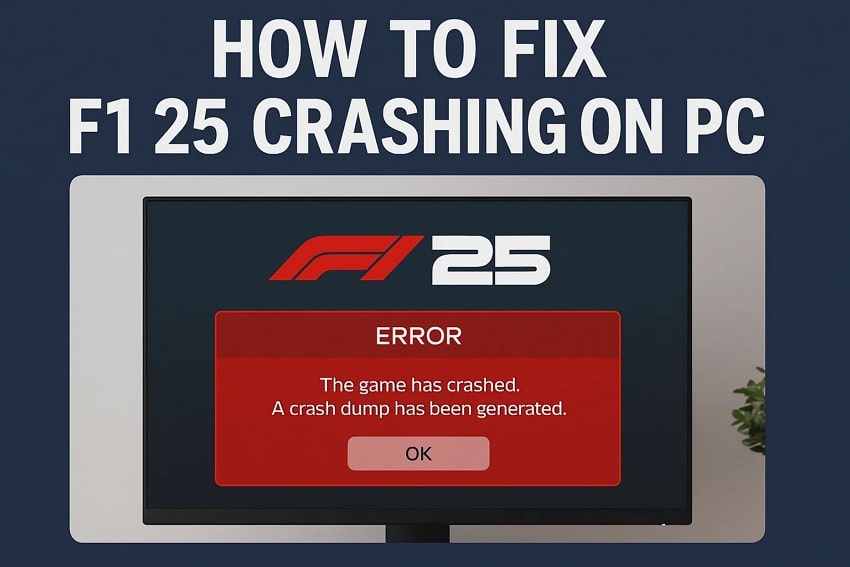 How to Fix F1 25 Crashing on PC: Full Guide for All Possible Errors