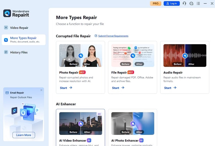begin with ai video enhancer